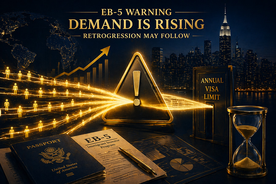 May 2026 EB-5 Warning: Demand Rising, Retrogression Ahead