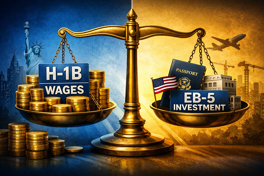 Wage‑Weighted H‑1B Lottery: Will It Drive More Professionals to EB‑5?